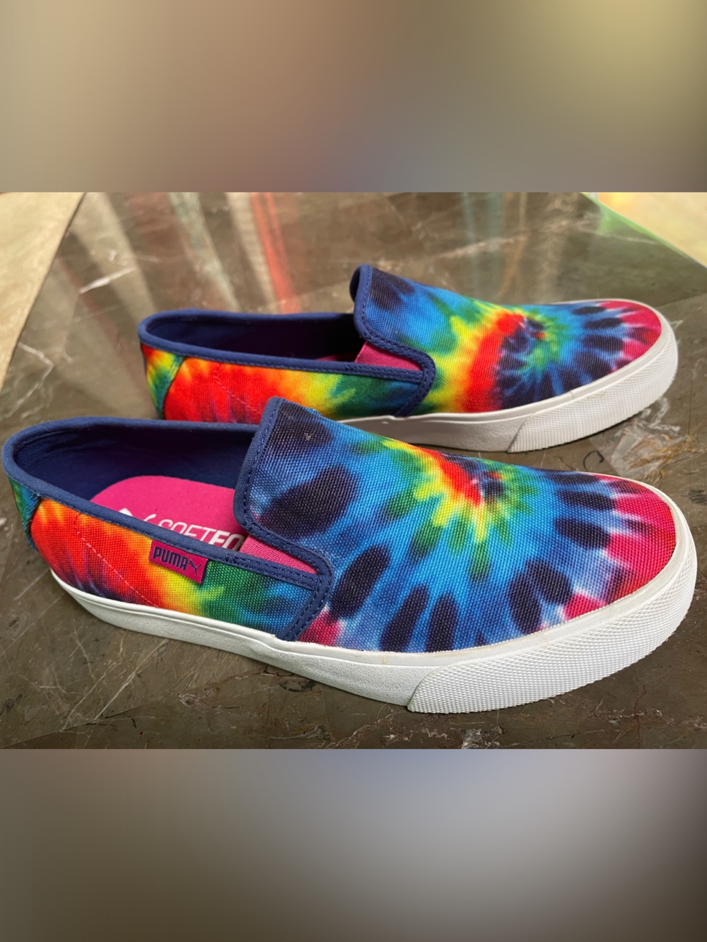 Puma Multicolor Tie-Dye Slip-On Sneakers